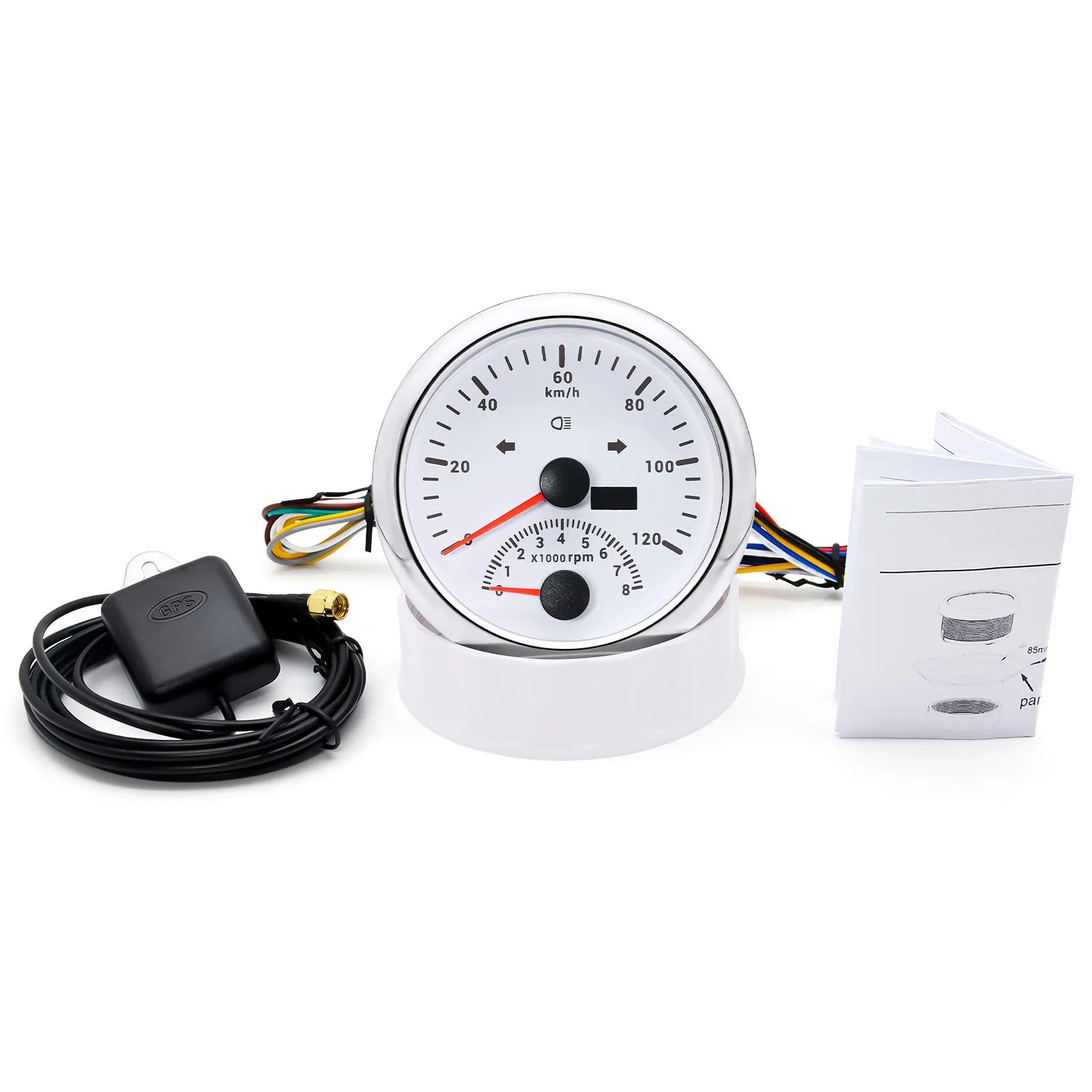Compteur de vitesse GPS avec tachymètre, compteur de vitesse pour voiture, camion, bateau, odomcircu