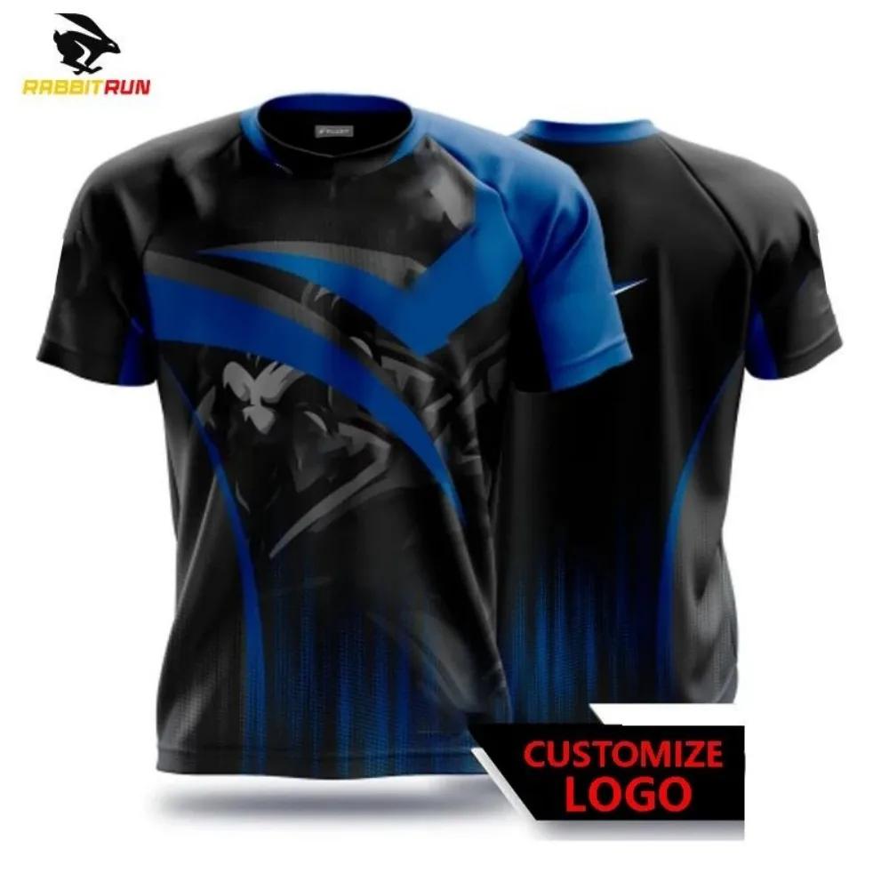Nouveau T-shirt respirant et confortable pour hommes avec motif imprimé rayé haut de sport décontrac