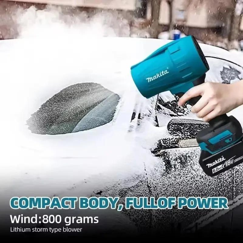 Souffleur à jet électrique portatif Makita 30000RPM sans balais haute puissance, turbo, pour neige,