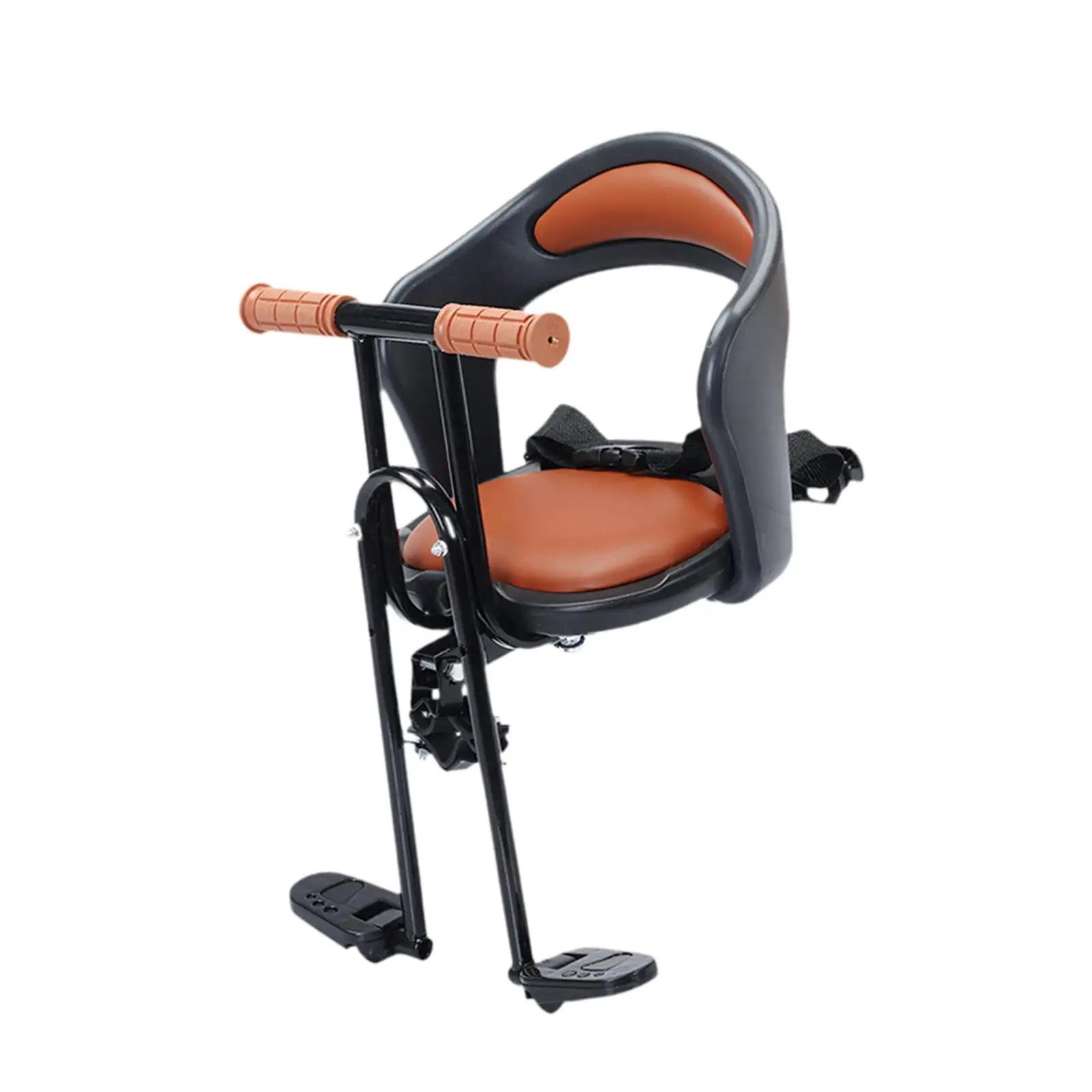 Siège de vélo pour enfant, accessoire de cyclisme Portable antidérapant, siège avant de vélo confort