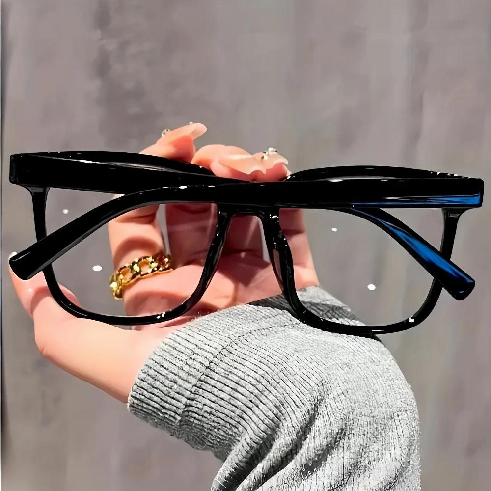 3 paires de lunettes de mode universelles, lunettes à monture carrée, style campus à la mode, montur
