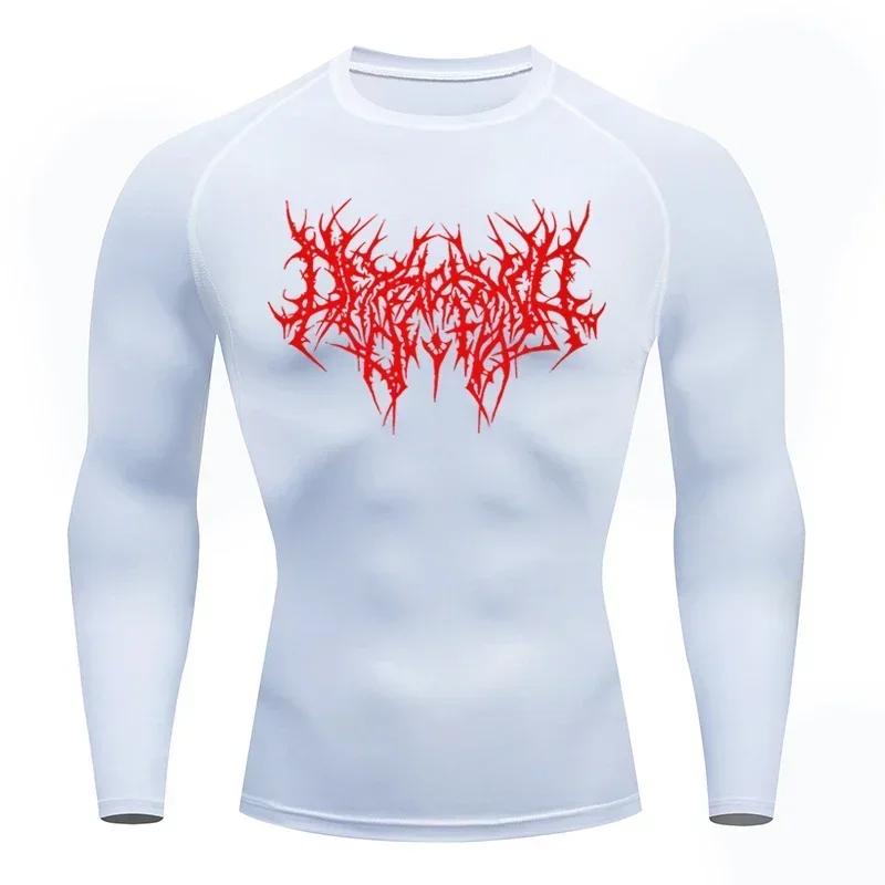 T-shirt homme course Sport T-shirt hommes Compression Fitness hauts T-shirt séchage rapide entraînem