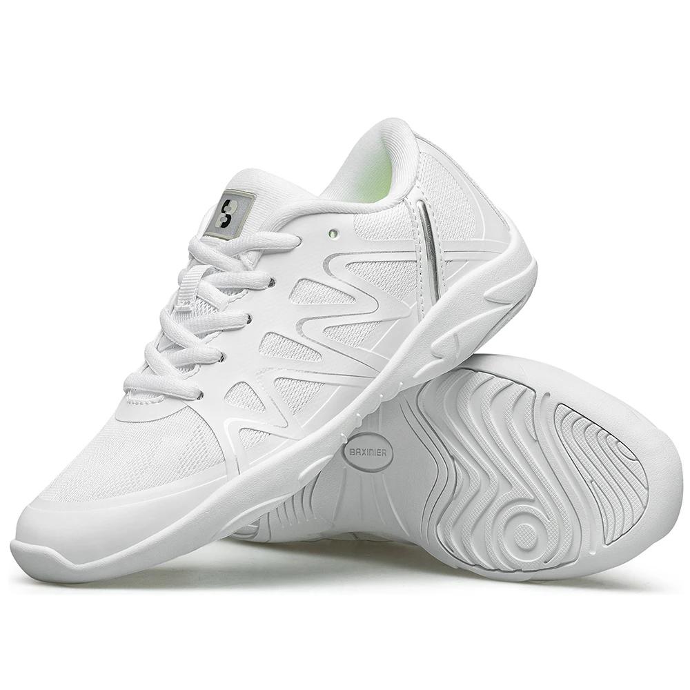 Chaussures cheerleading BAXIN16 filles - Tennis danse entraînement école blanc sport
