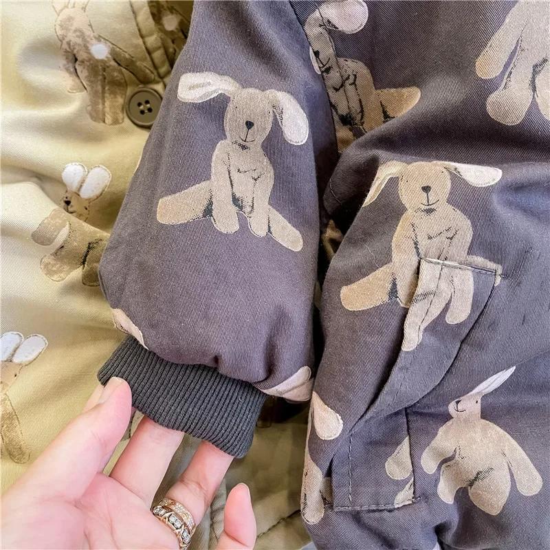 Manteau à capuche rembourré pour enfants de 1 à 7 ans, vêtements coréens pour bébé, veste d'hiver ch