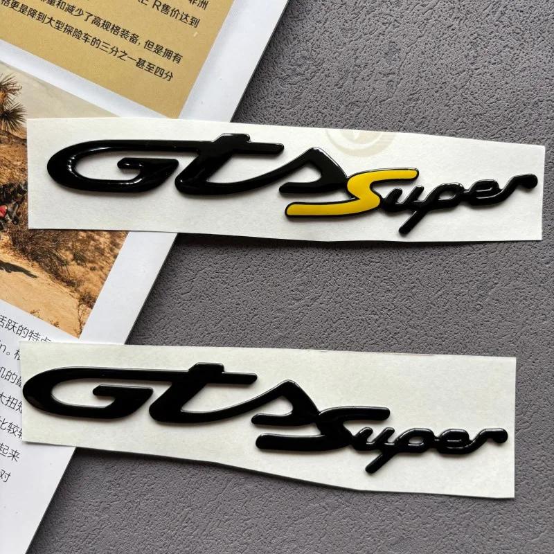 Adhésif souple 3D pour moto, pour Vespa Piaggio GTS300 GTSsuper, étiquette autocollante avec LOGO ét