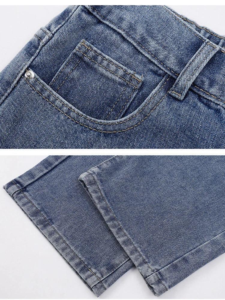 Nouveau Jean Long Décontracté Coréen pour Homme 2026 – Coupe Droite Classique en Denim, Jambes Large