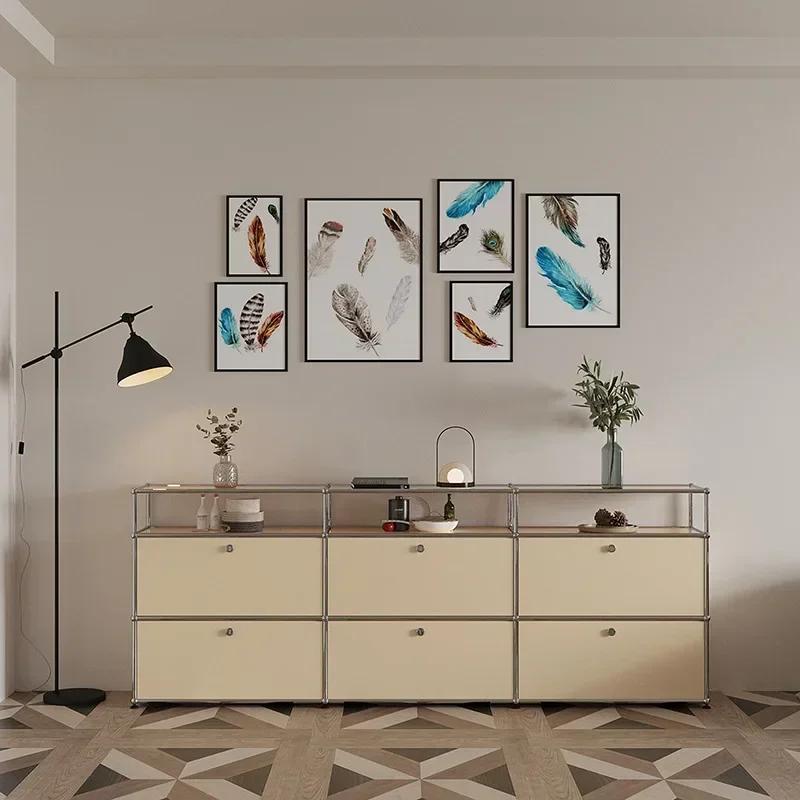 Module combiné buffets armoire tiroir armoires de salon commode latérale couloir rangement meuble TV