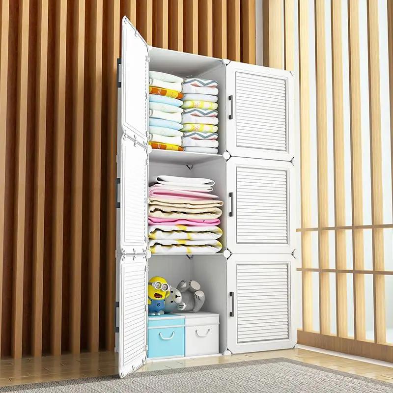 Armoires pliantes pour vêtements de grande taille, rangement d'épissure, Psychde placement de jouets