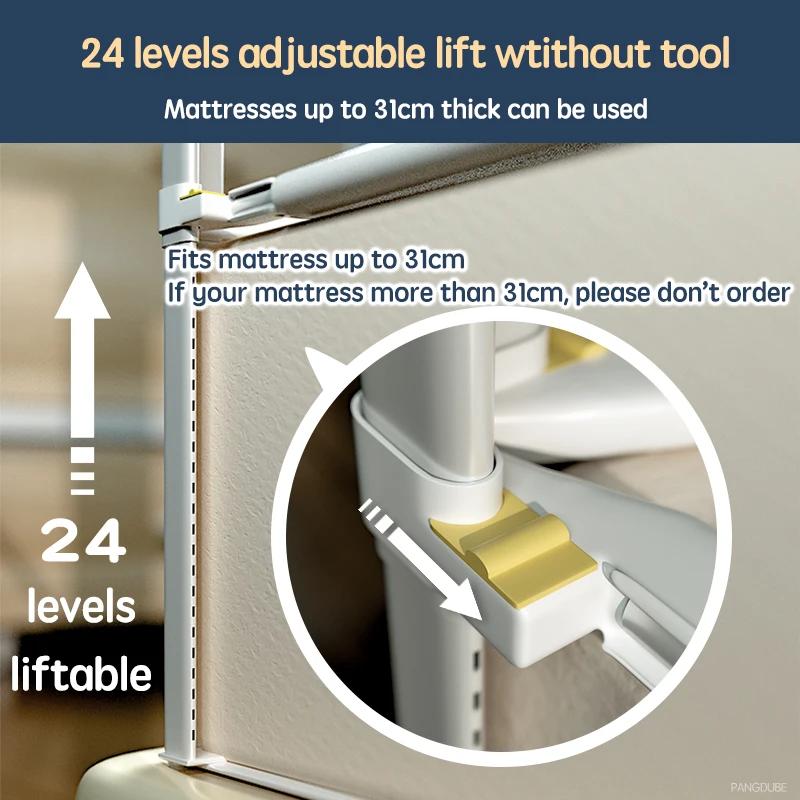 PANGDUBE 1 pièce garde-corps de lit de bébé Rail de sécurité barrière latérale de protection pour li