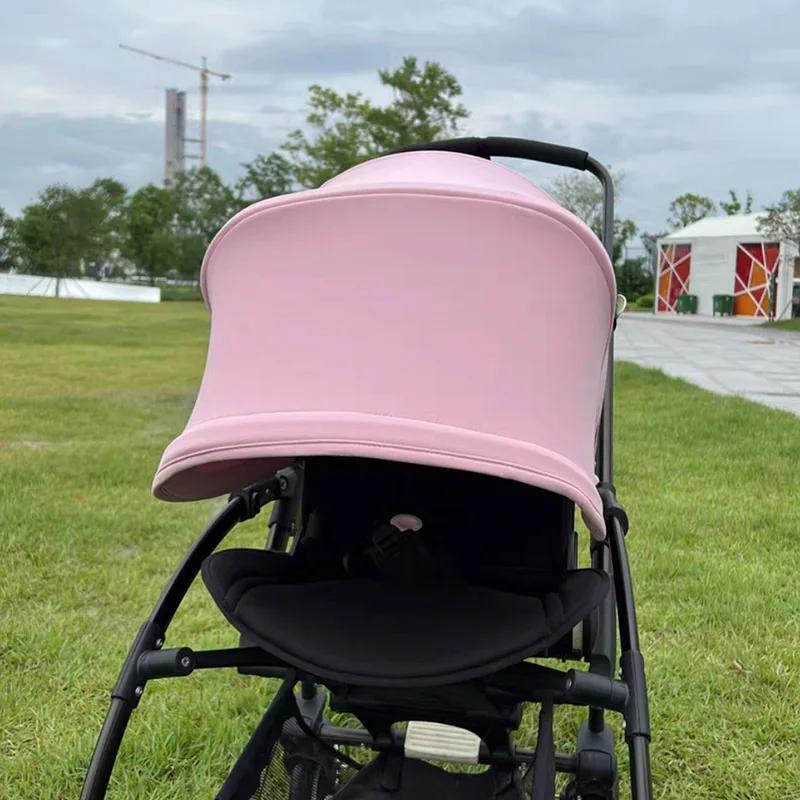 Auvent solaire pour Bugaboo Bee3 Bee5, pare-soleil pour poussette, Textile avec fenêtre en maille, t