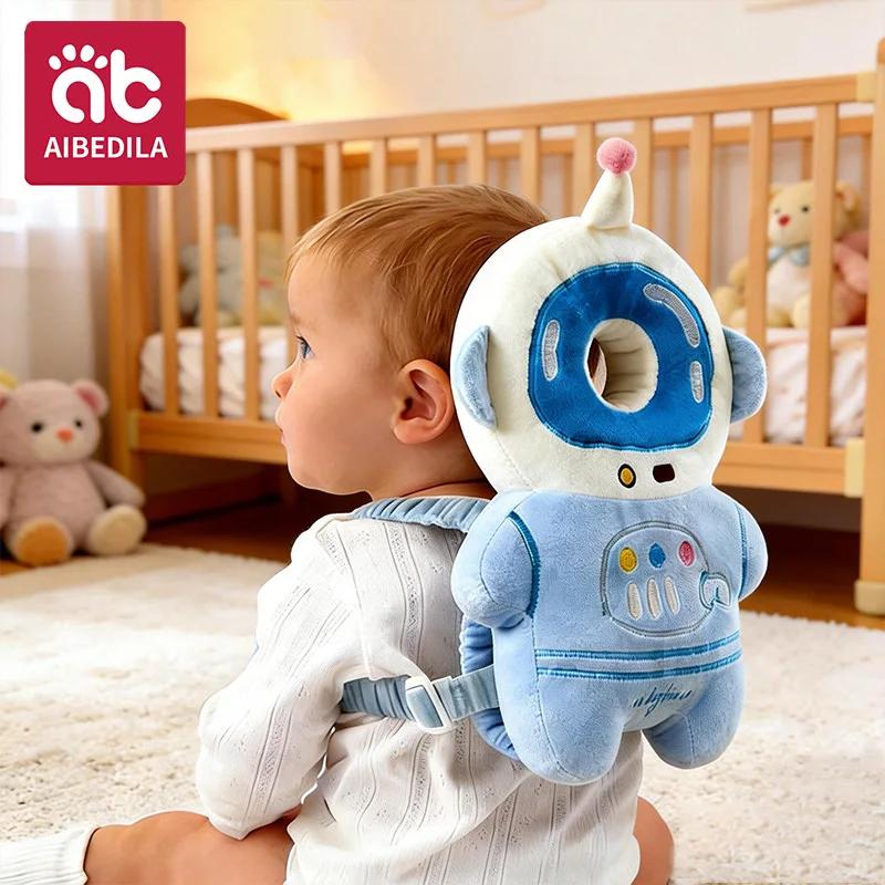 AIBEDILA Coussin de protection anti-chute pour bébé, motif astronaute de dessin animé, protège-tête