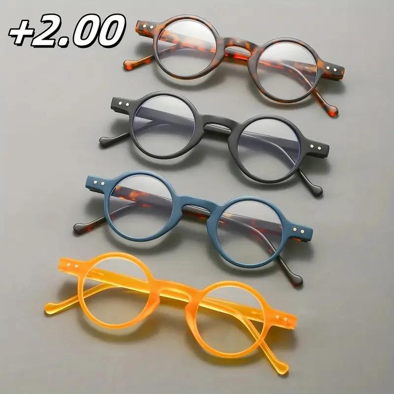 Lunettes de lecture unisexes à petite monture ronde, nouveau Style, rétro, motif Vintage Unique, ada