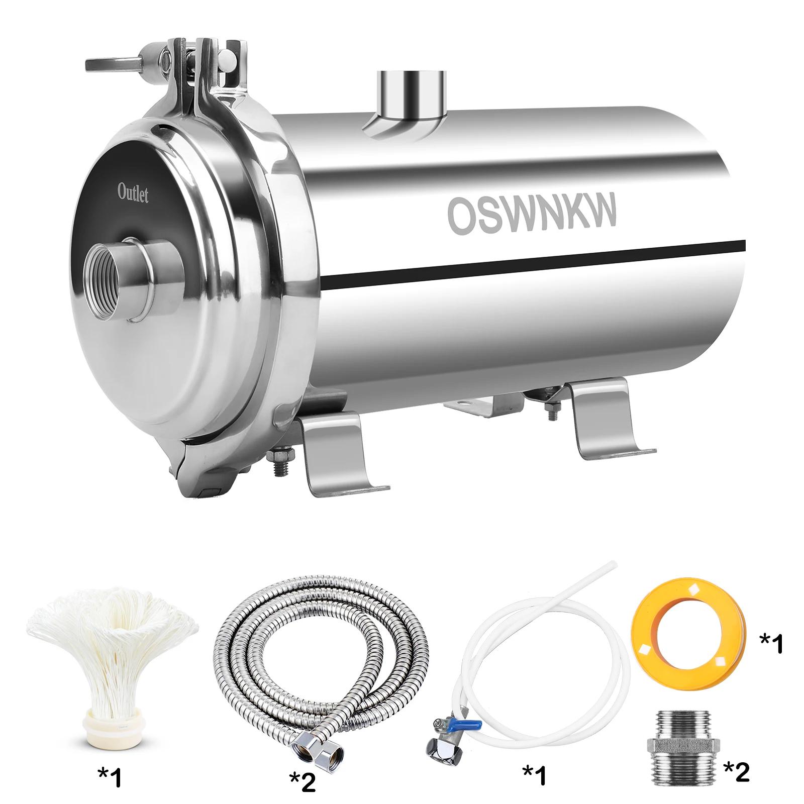 Purificateur d'eau d'ultrafiltration pour toute la maison PVDF à grand débit, pré-filtre 0,01 um, du