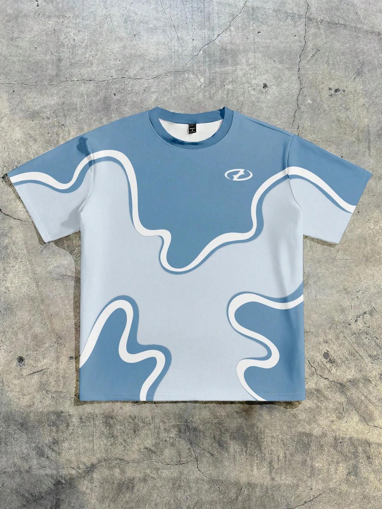 Le nouveau T-shirt pour hommes d'été 2025 est un design imprimé en 3D doux et respirant à la mode dé
