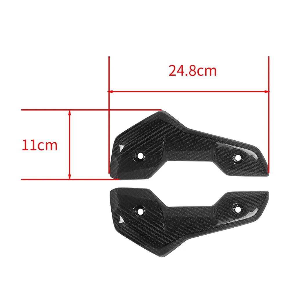 Couvercles de protection latéraux de radiateur en Fiber de carbone, pour Triumph Trident 660 2021 20