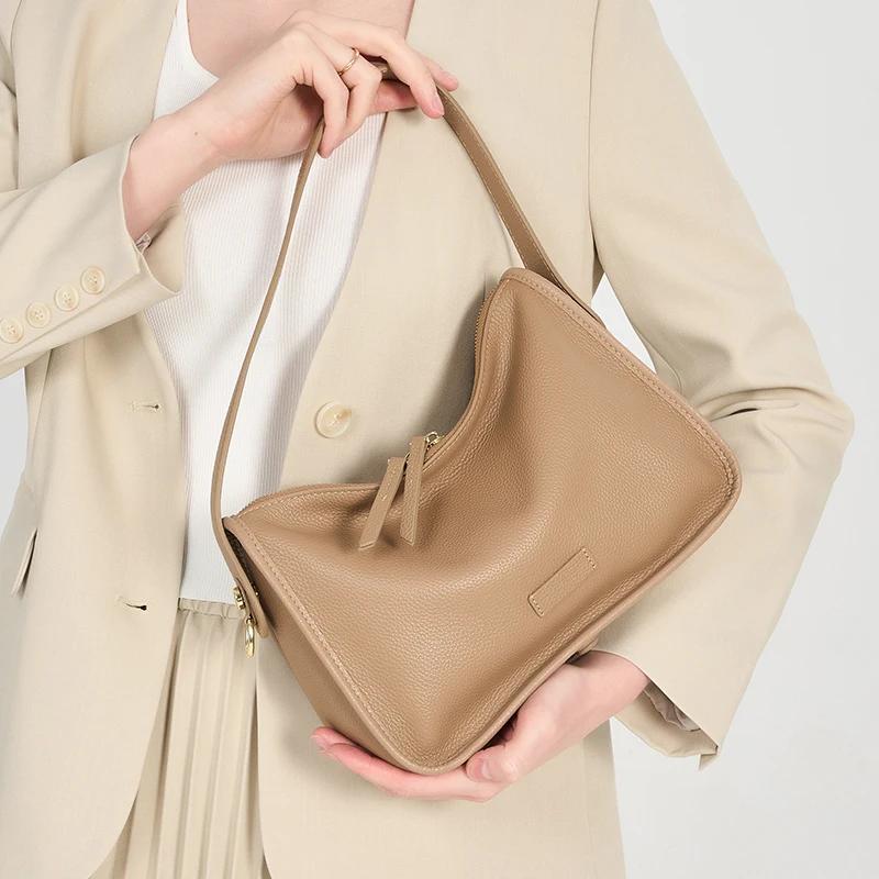 Nouveau sac à bandoulière de luxe léger pour femme, sac à main en cuir de vachette de haute qualité