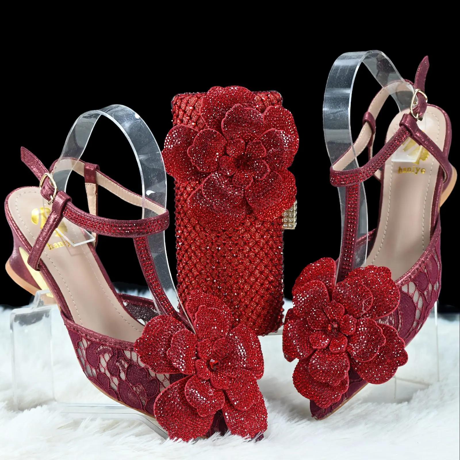 Doershow ensemble de chaussures et de sacs de mode de mariage africain chaussures italiennes argenté