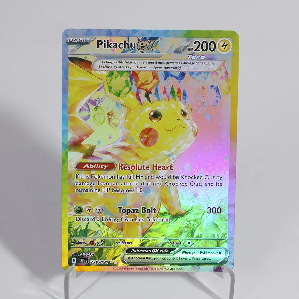 PKM Foil Proxy Cards, Latios & Pikachu Mew Greninja Holographic Game, Trading Collection, PTCG Proxy
