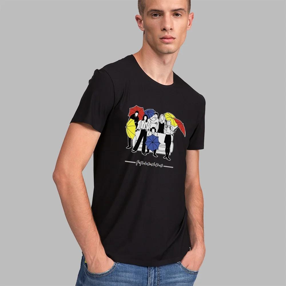 T-shirt à manches courtes et col rond pour hommes, haut imprimé Friends 152, streetwear décontracté,