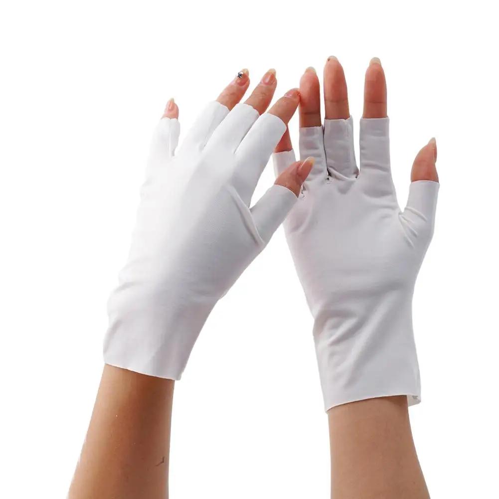 Gants de Protection solaire pour femmes, sans doigts, Protection solaire d'été, Protection UV, multi