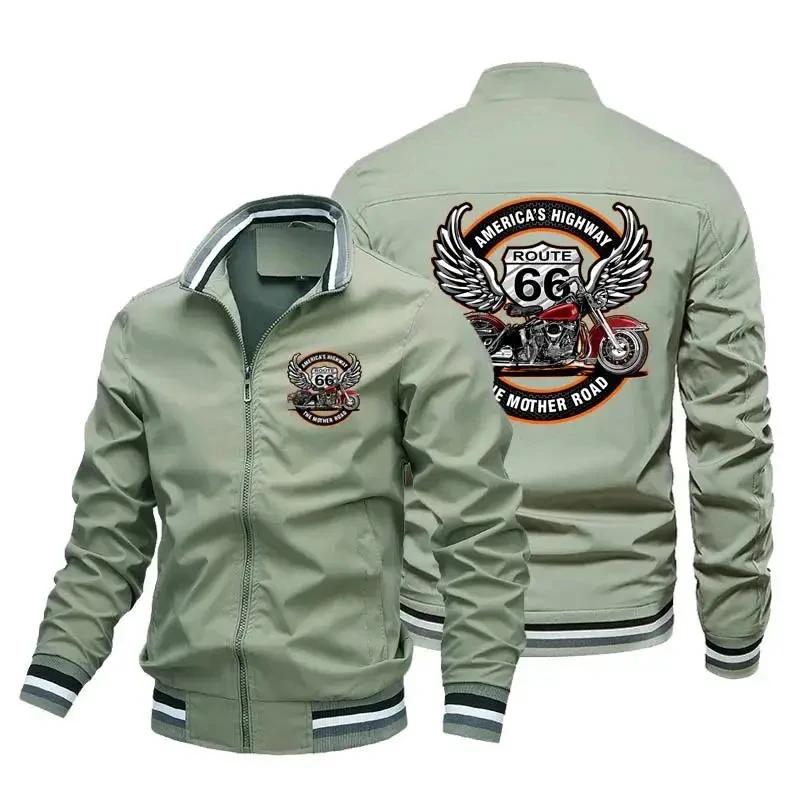 Veste de sport décontractée pour hommes, Hip Hop, Baseball, Fermeture éclair, Sportedly, Moto, Haute