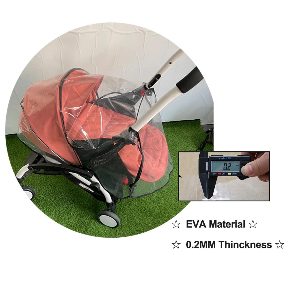 Housse de pluie EVA étanche pour poussette Yoyo - Accessoire bébé compatible Yoyo2 Yoya nest