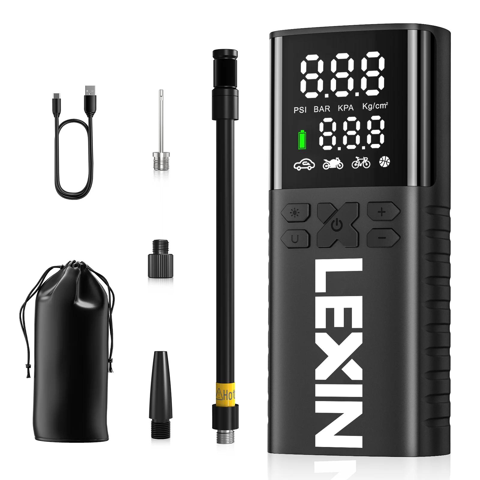Lexin P4 pompe à Air intelligente 4000mAh pour motos gonfleur de pneus bateau de vélo avec LED numér