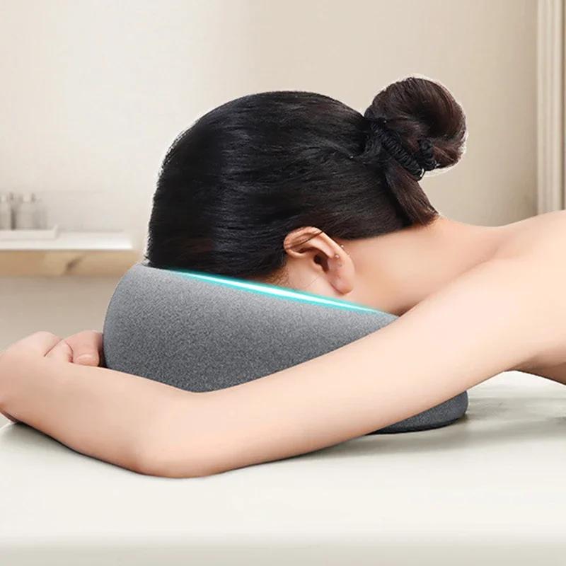 Oreiller ergonomique en mousse à mémoire de forme pour salon de beauté, massage à domicile, repos au