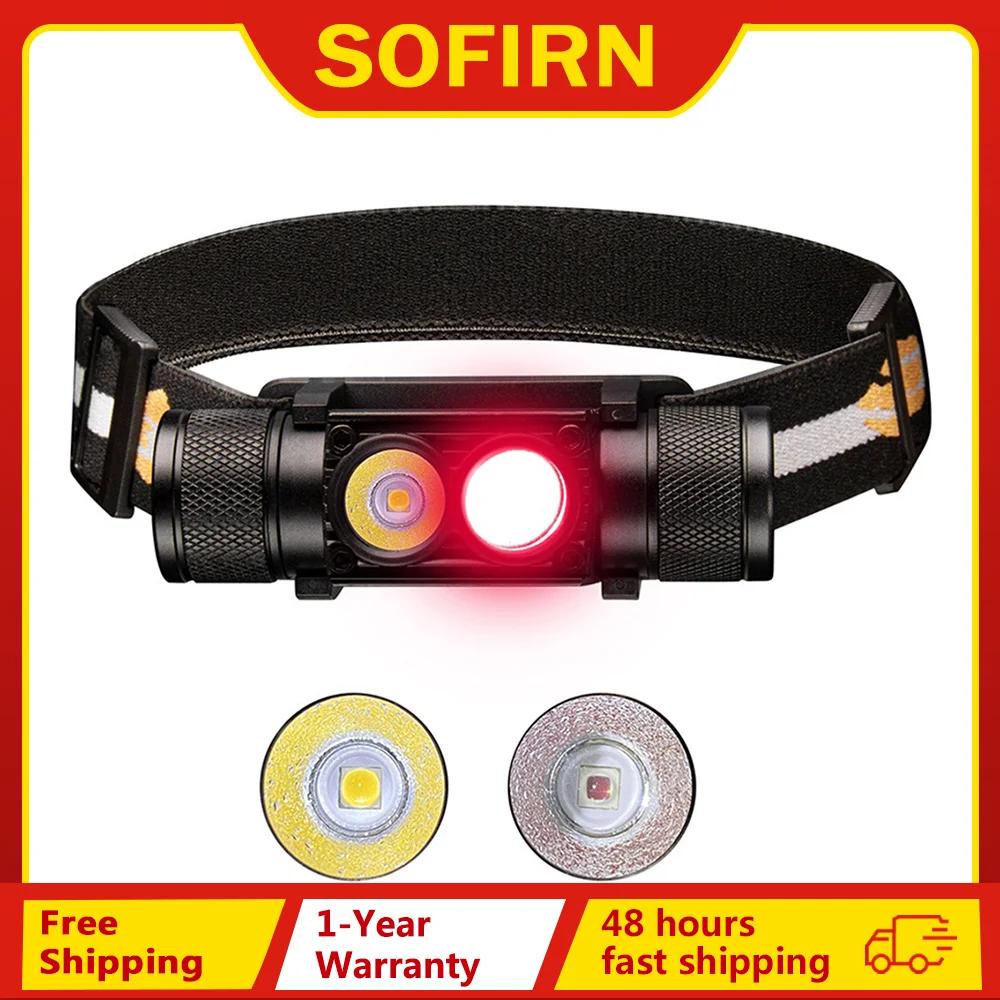 H25LR LED 90 lampe frontale Rechargeable à haut CRI puissante lampe de poche légère avec lumière bla