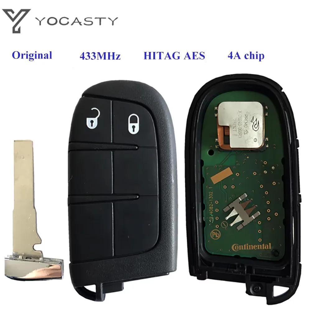 YOCASTIE M3N- 40821302 Clé de télécommande intelligente originale à 2 boutons, pour Jeep Compass 2