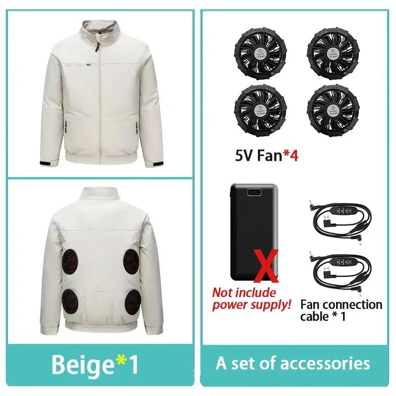 Veste de sport d'été 4 en 1 avec climatisation intelligente pour hommes, uniforme de pêche, protecti