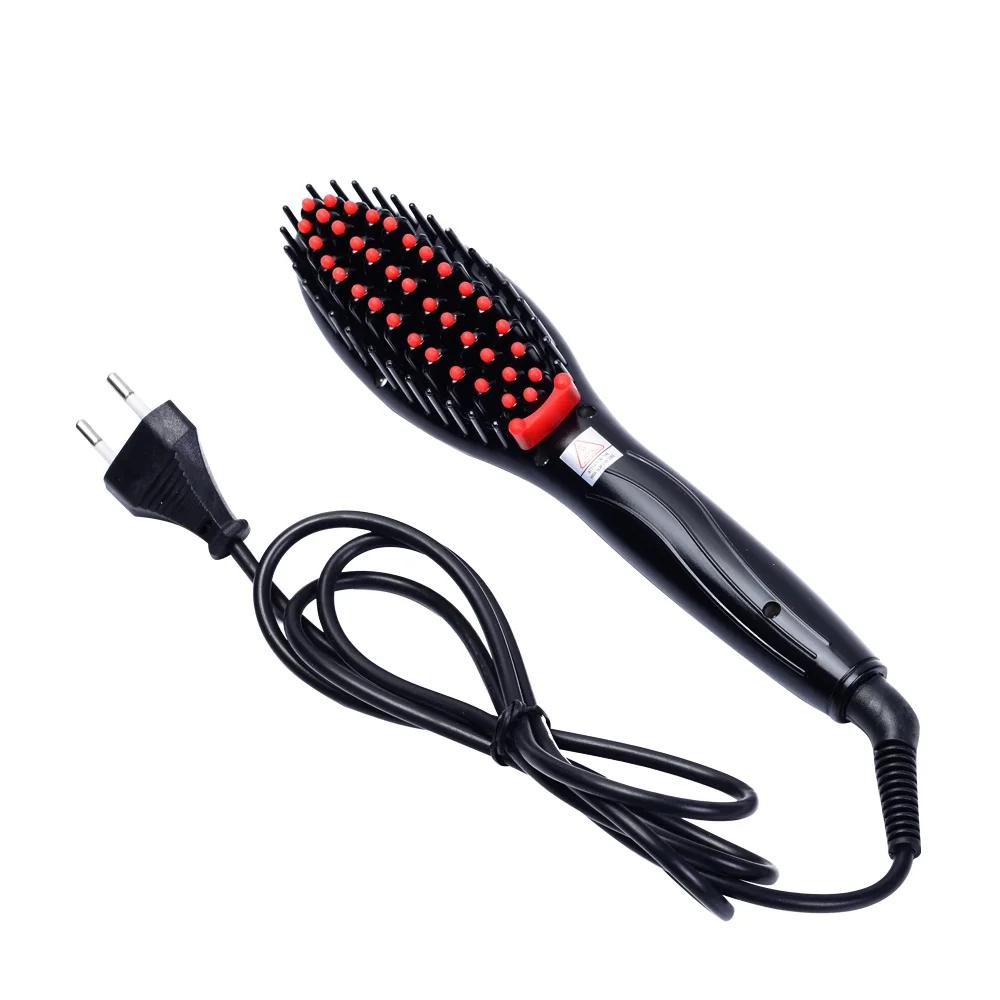 Nouveau Peigne à lisser électrique professionnel, brosse à cheveux, fers à lisser, prise ue/US/UK/AU