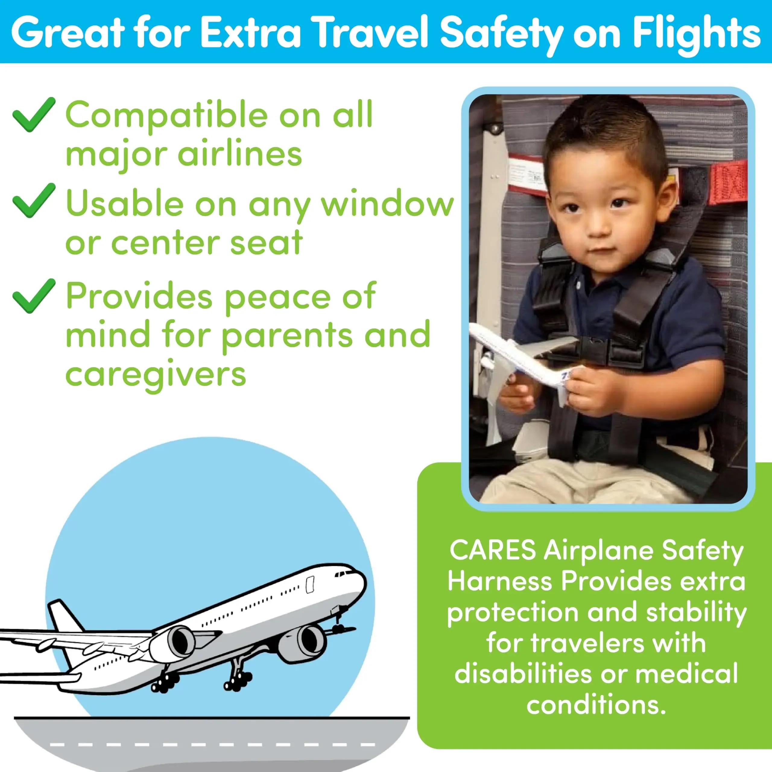 Soins un harnais de voyage de sécurité pour avion pour enfants - Restraint de voyage pour tout-petit