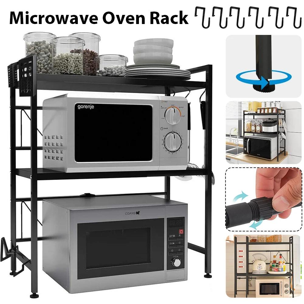 Étagère de rangement pour four à micro-ondes, support de rangement pour micro-ondes, support de rang