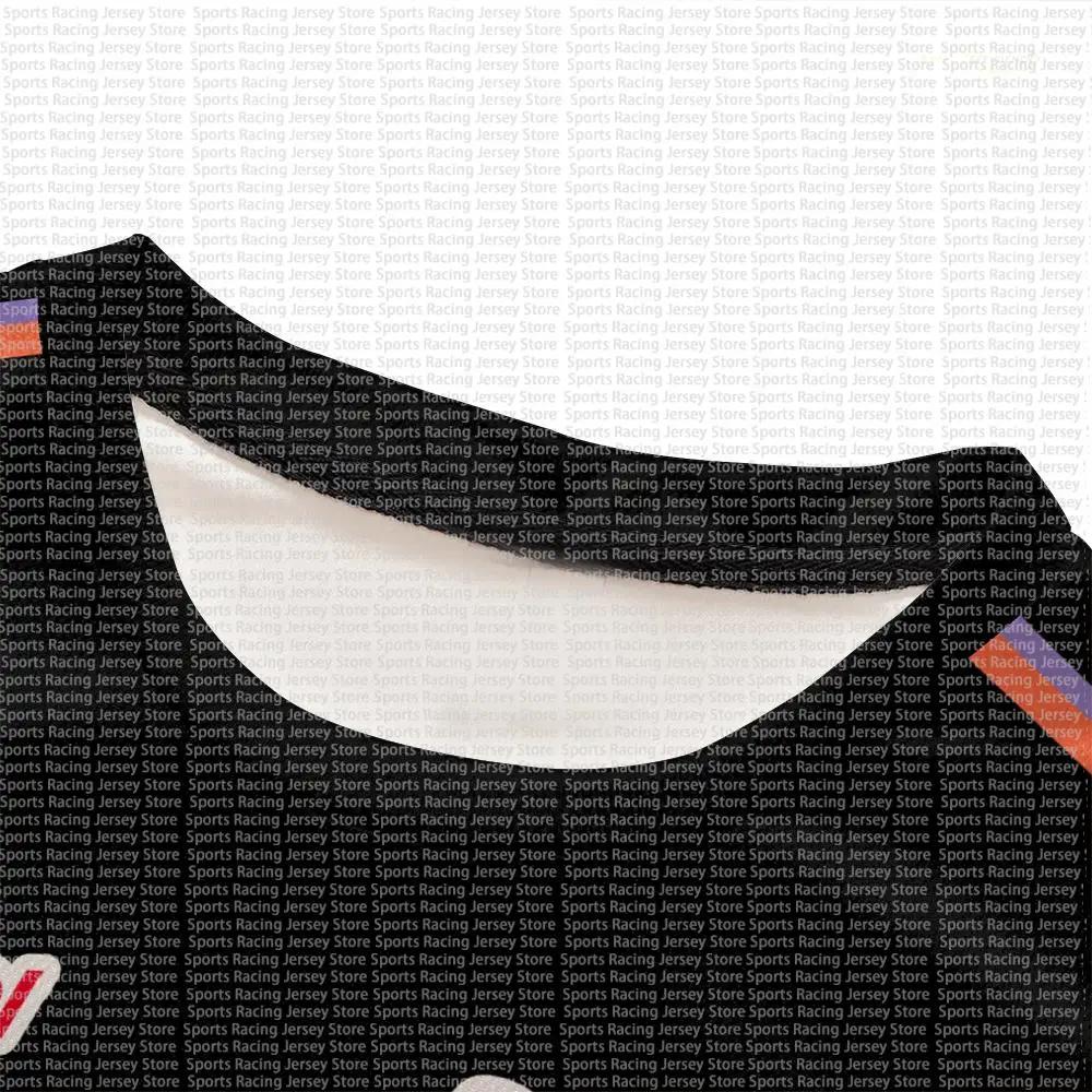 T-shirt homme noir style course imprimé 3D, manches courtes, col rond, inspiré des équipes sportives