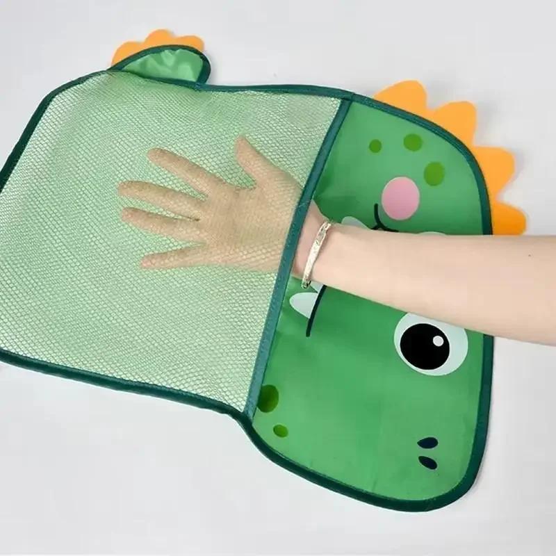 Organisateur enfants rangement rangement aspiration salle de bain baignoire poupée sac suspendu dino
