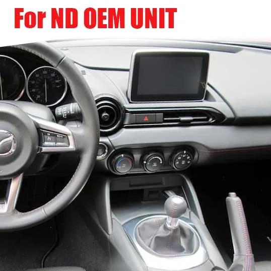Caméra de recul fisheye VKAUTO pour Mazda MX5 ND1 2015~2023, compatible avec la caméra de recul d'or