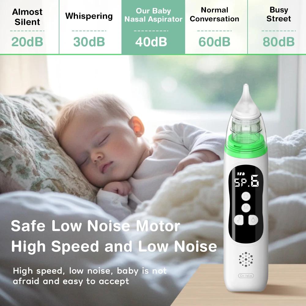 Aspirateur nasal électrique MAMIJOY pour bébé - 6 modes aspiration musique apaisante U94