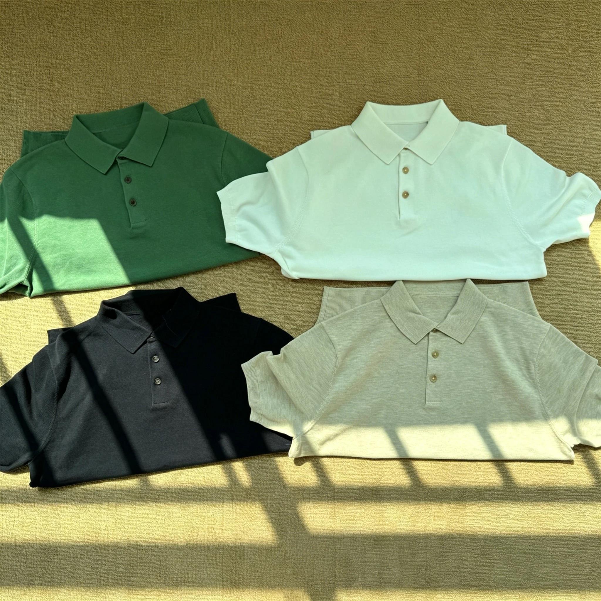 Chemises pour hommes, polos pour hommes, t-shirts brodés de créateurs, polos de golf, chemises slim