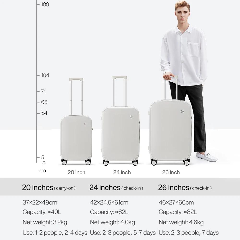 Mixi – valise de voyage pour hommes et femmes, Design breveté, valise à roulettes, boîtier de chario