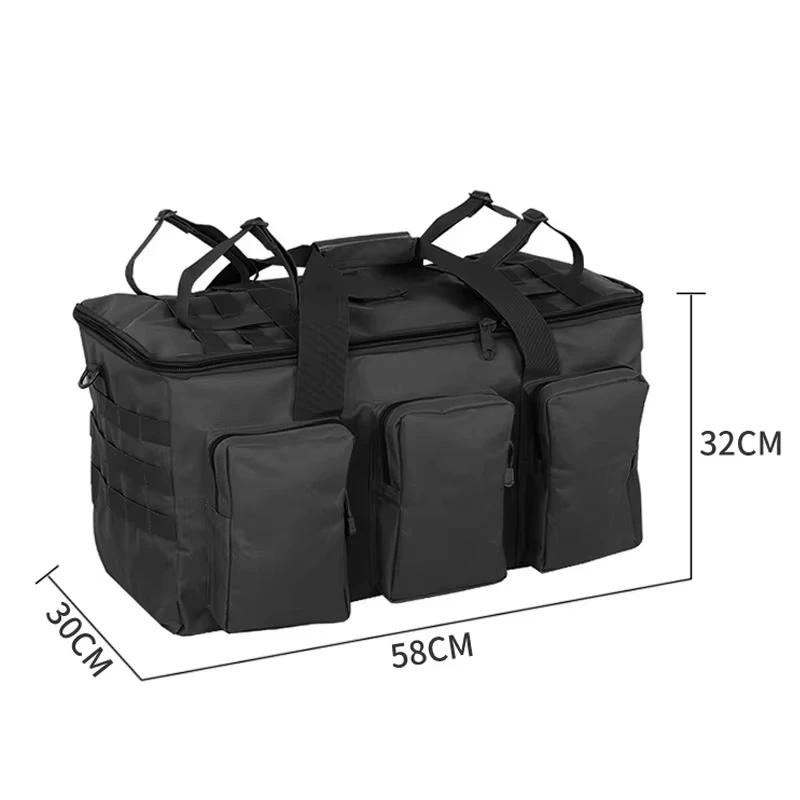 55L bagages sac polochon randonnée sacs de voyage tactique Camping sac à dos en plein air épaule sac