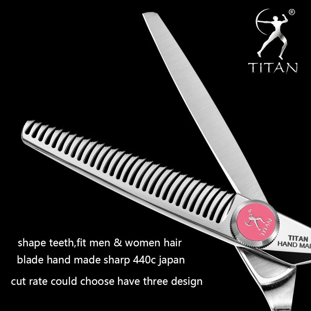 Titan ciseaux à cheveux professionnels coupe amincissante ciseaux à cheveux de barbier ciseaux de co