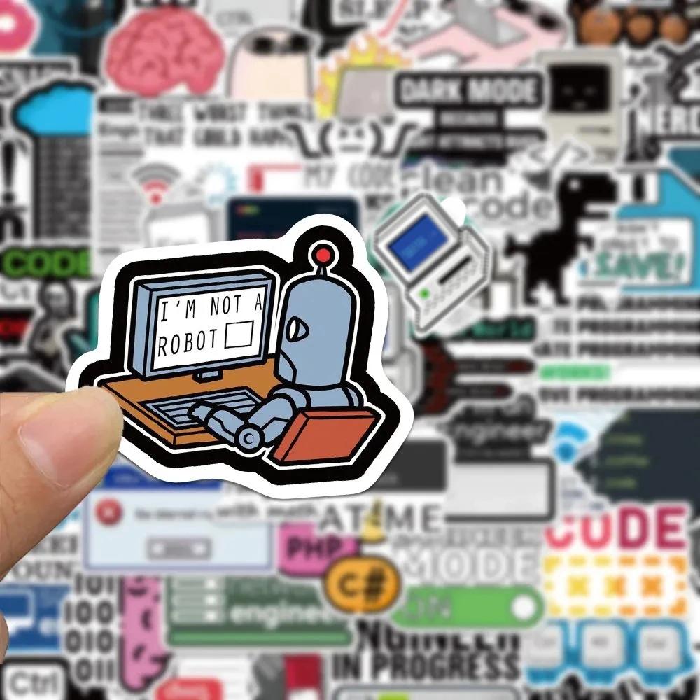10/30/50pcs Autocollants de programmation drôles Java Cloud Language Internet Stickers DIY Skateboar