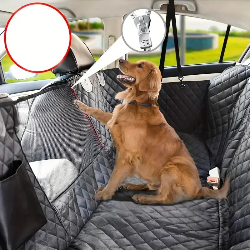 Housse de siège pour chien pour siège arrière, housses de siège de voiture pour chien 100% imperméab