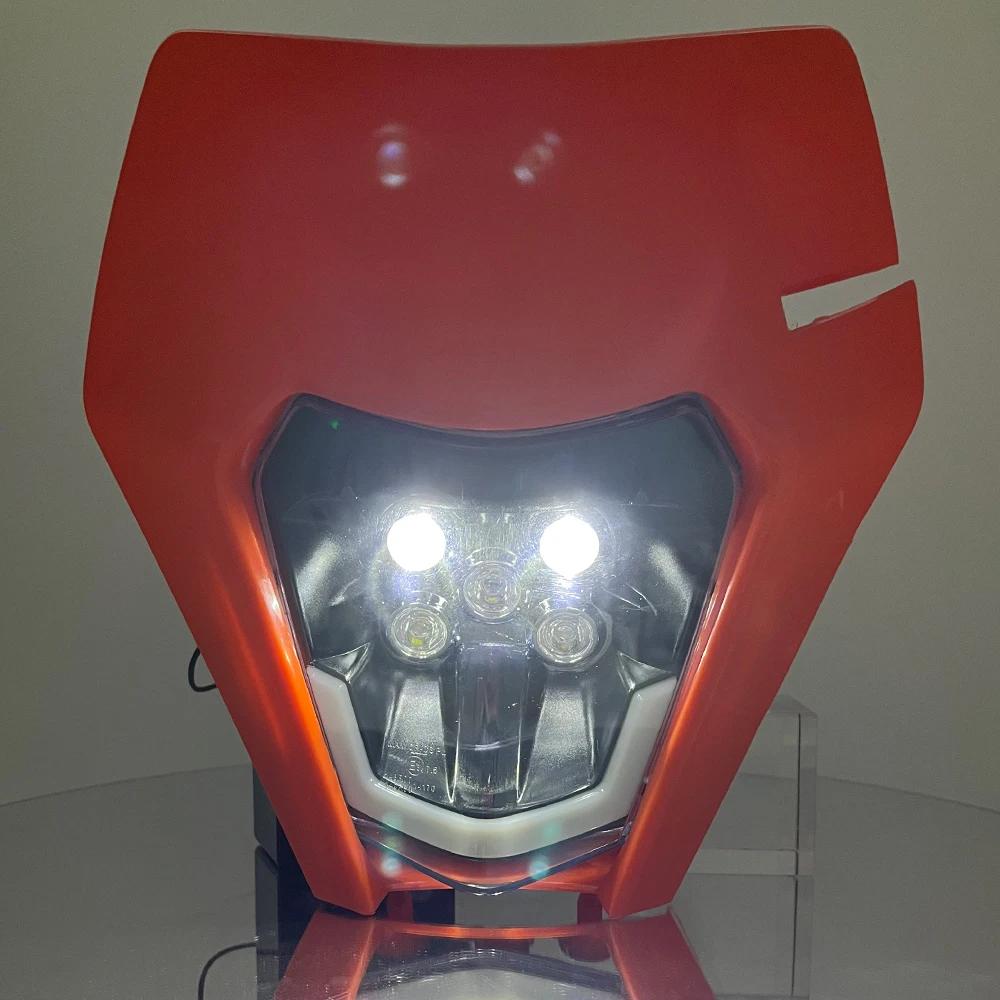 Phare de moto à LED pour KTM EXC XC SX MX XC 125 250 300 450 Supermoto Dirt Bike Motocross Phares Pl