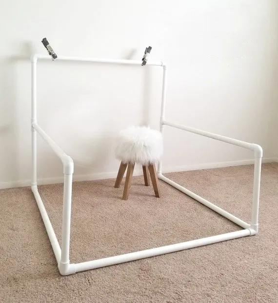 Toile de fond de photographie de nouveau-né posant un support en PVC, poseur de voyage portable, por