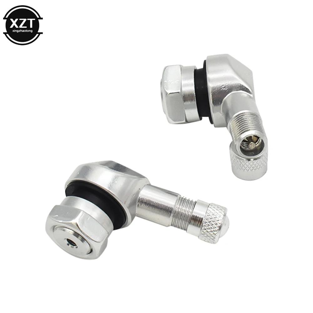 Valve en alliage d'aluminium, jante de moto, Angle de 90 degrés, tiges de Valve Tubeless pour pneu d