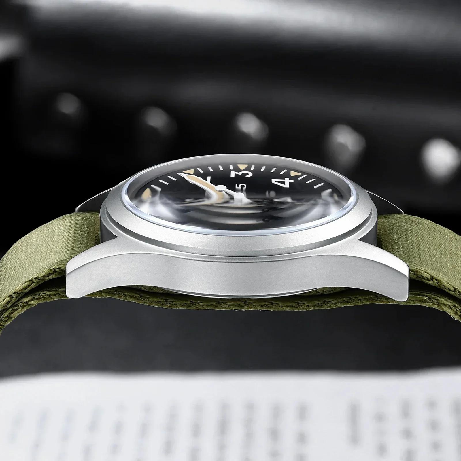  MILITREK 2026 Nouvelle montre militaire rétro pour homme VH31 à quartz 37mm en acier inoxydable sa