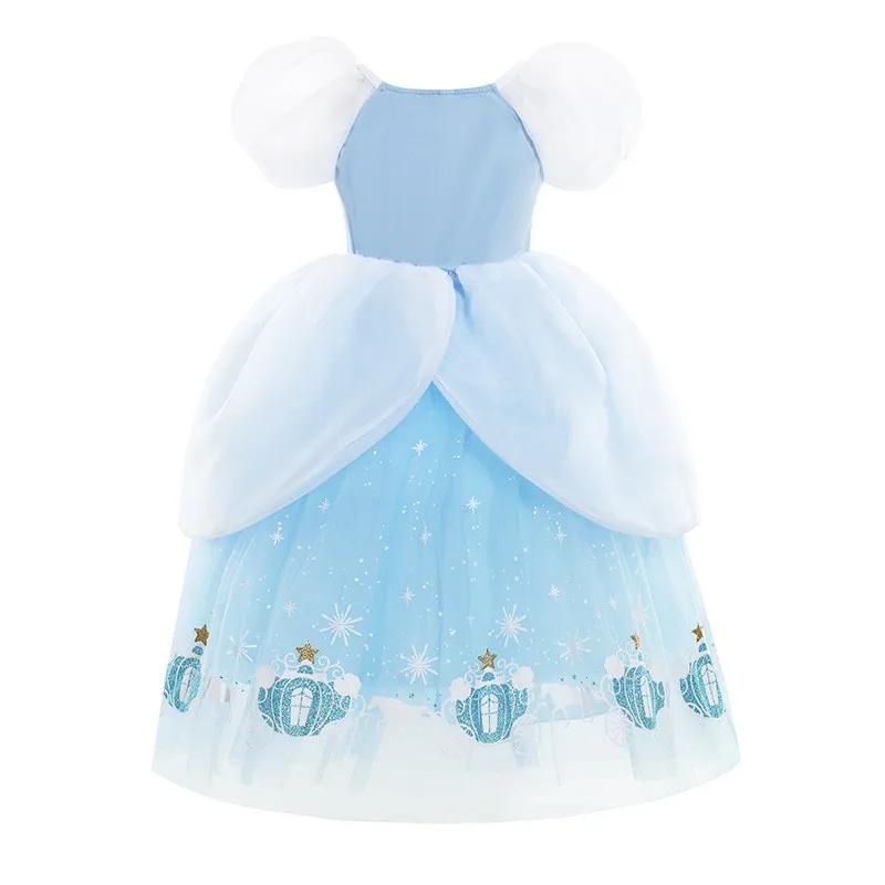 Robes de princesse Elsa pour filles, olympiques d'Halloween, reine des neiges, ensemble de vêtements