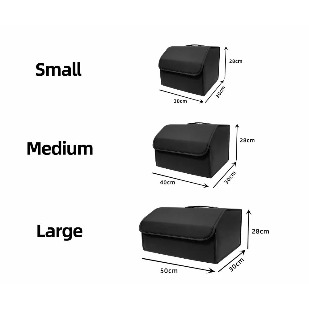 Boîte de rangement pliante pour voiture, grande capacité, boîtes de rangement pour coffre de voiture